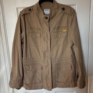 Old Navy Women's Utility Jacket in Tan